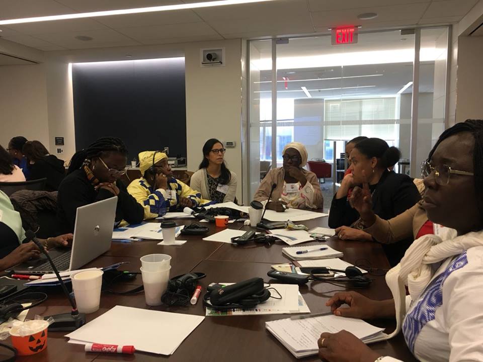 Les spécialistes en Genre et Inclusion Sociale (GIS) de MCA-Niger (Hadiza Ada Boureima et Mariama Barkiré) participent à un forum à Washington.