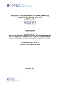 Rapport audit externe option n°3 – Audit Report of Accounts_Optional Period 3_FFinal_05.02.2021